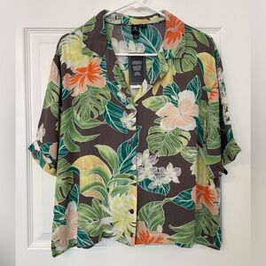 Volcom button front top (S)